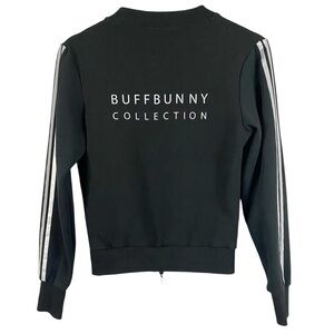 Women’s BuffBunny Bomber Jacket Full Zip Long Sleeve in Black Size XS